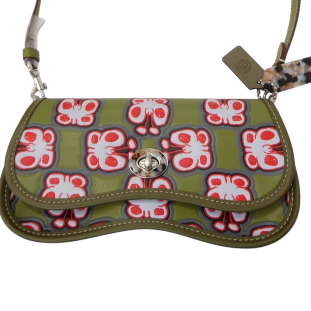 Coachtopia Wavy Dinky Butterfly Print NWT - Picture 3 of 12